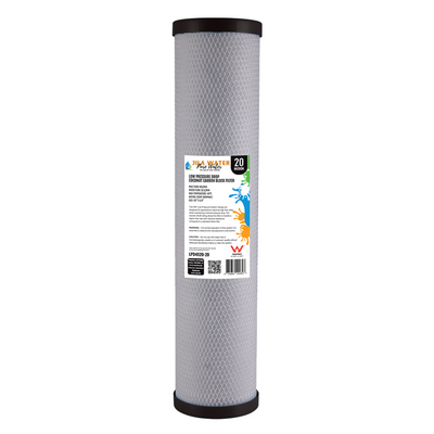 20 Micron High-Flow Carbon Block Filter (20” x 4.5”) By Jila Water