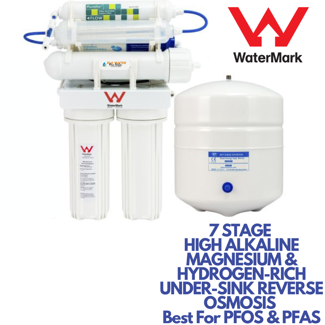 Elite 7-Stage Alkaline Hydrogen-Rich Reverse Osmosis System | pH 8.7-10 | Watermark Certified by Jila Water