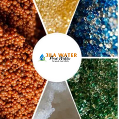 Jila Water Drop In 20 x 4.5 Water Softening DI Resin Cartridge (2Kg) De Ionising Filter Cartridge